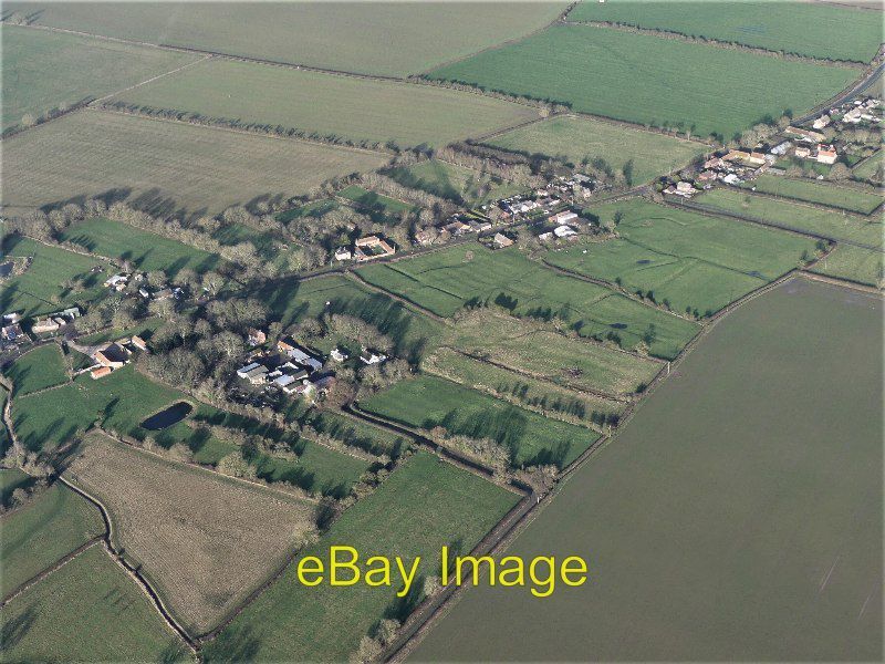 Photo 6x4 Gayton le Marsh Shrunken Medieval Village: aerial 2022 (6) See  c2022