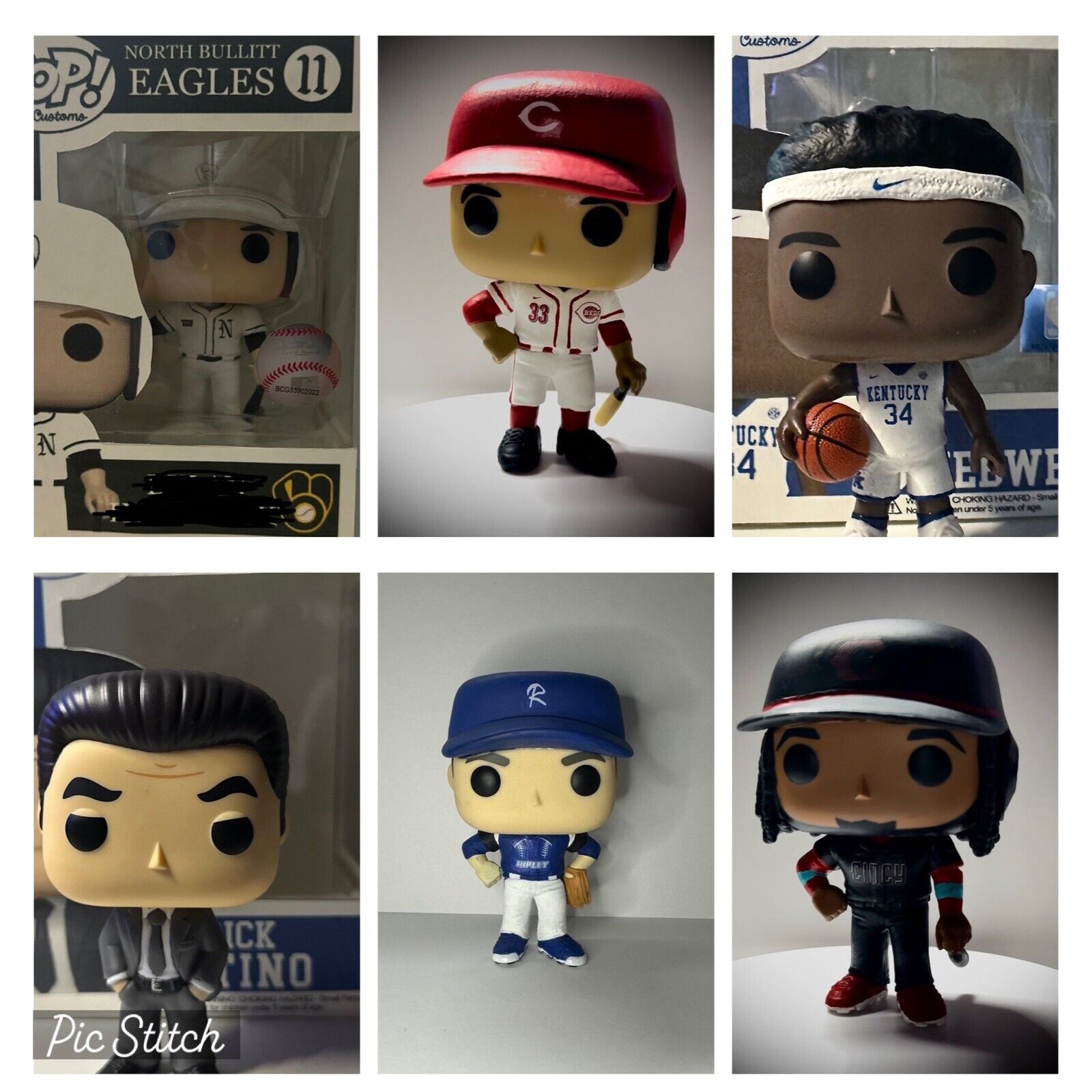 READ LISTING Personalized Custom Sports Funko Pop (with/without Custom Box)