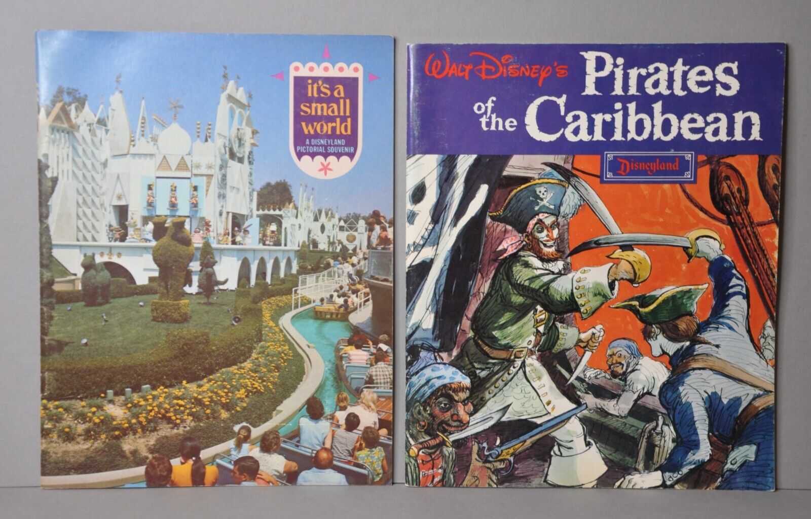 Disneyland Pirates of the Caribbean 1968 & it\'s a small world Booklets