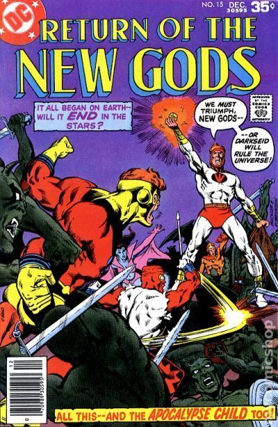 New Gods #15 VG/FN 5.0 1977 Stock Image Low Grade