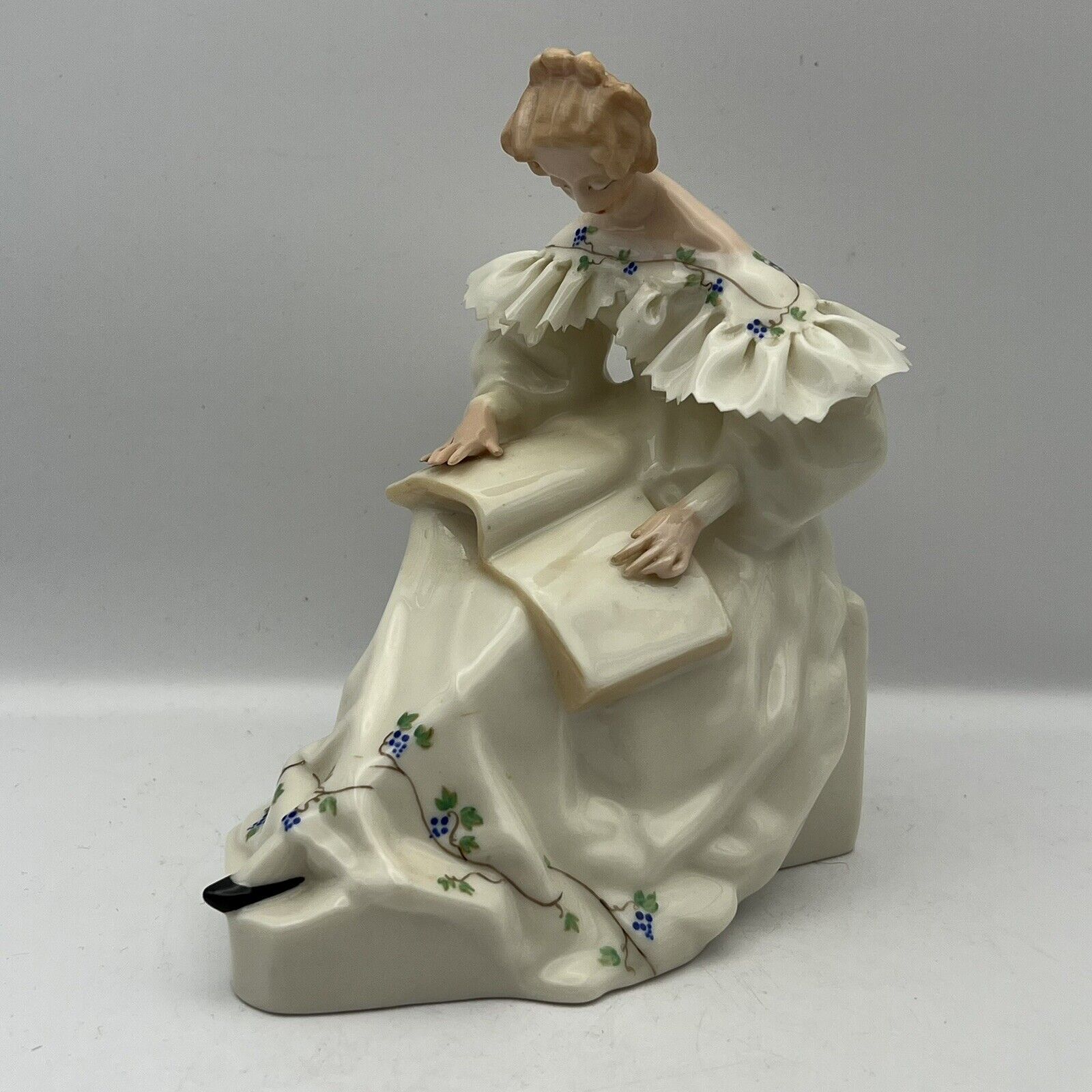 EXTREMELY RARE Early Lenox Figurine- “The Reader” - Est. late 1800s Porcelain