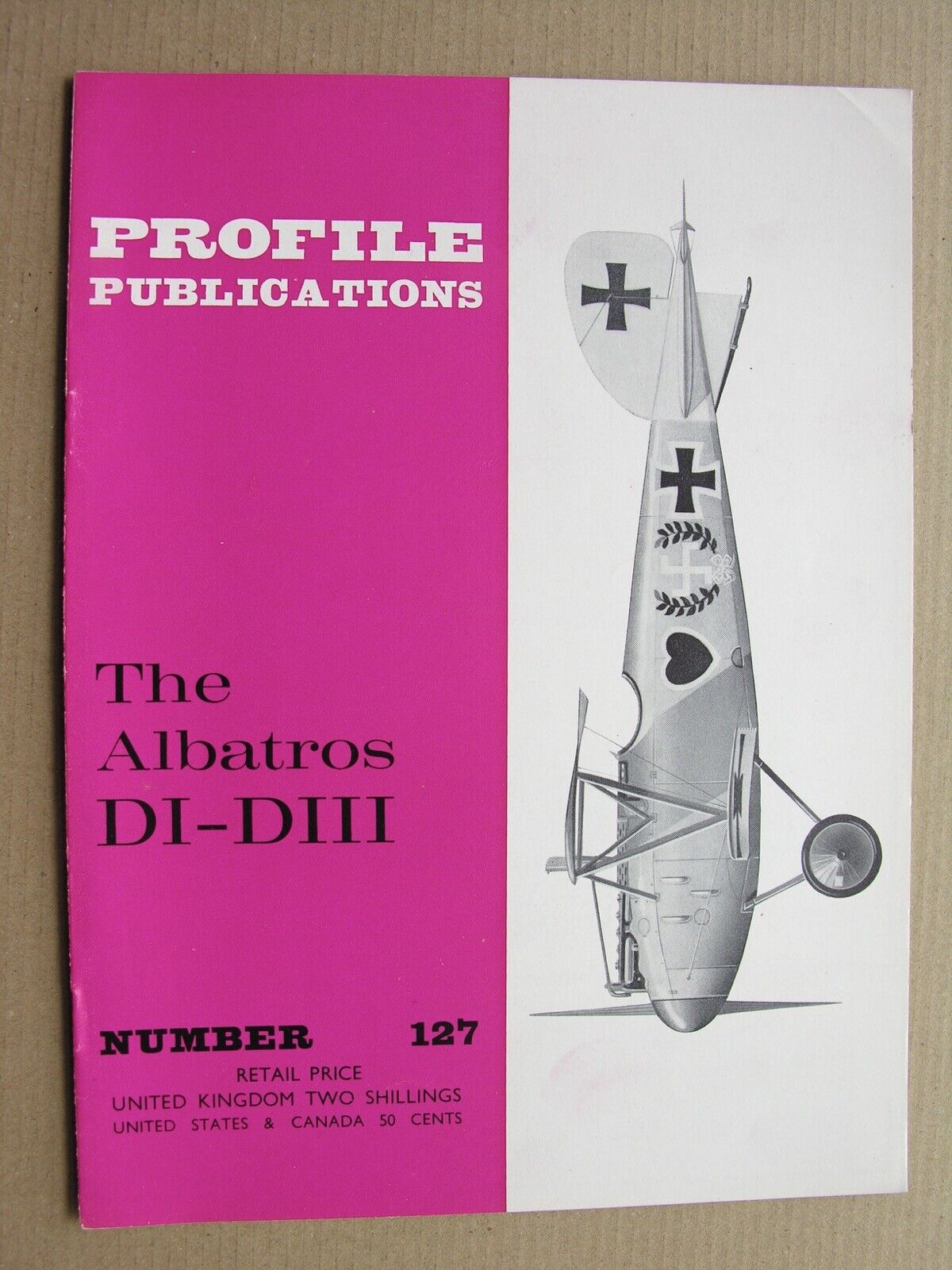 THE ALBATROS DI-DIII Profile Publications No 127 Aircraft Peter Gray 12 pages
