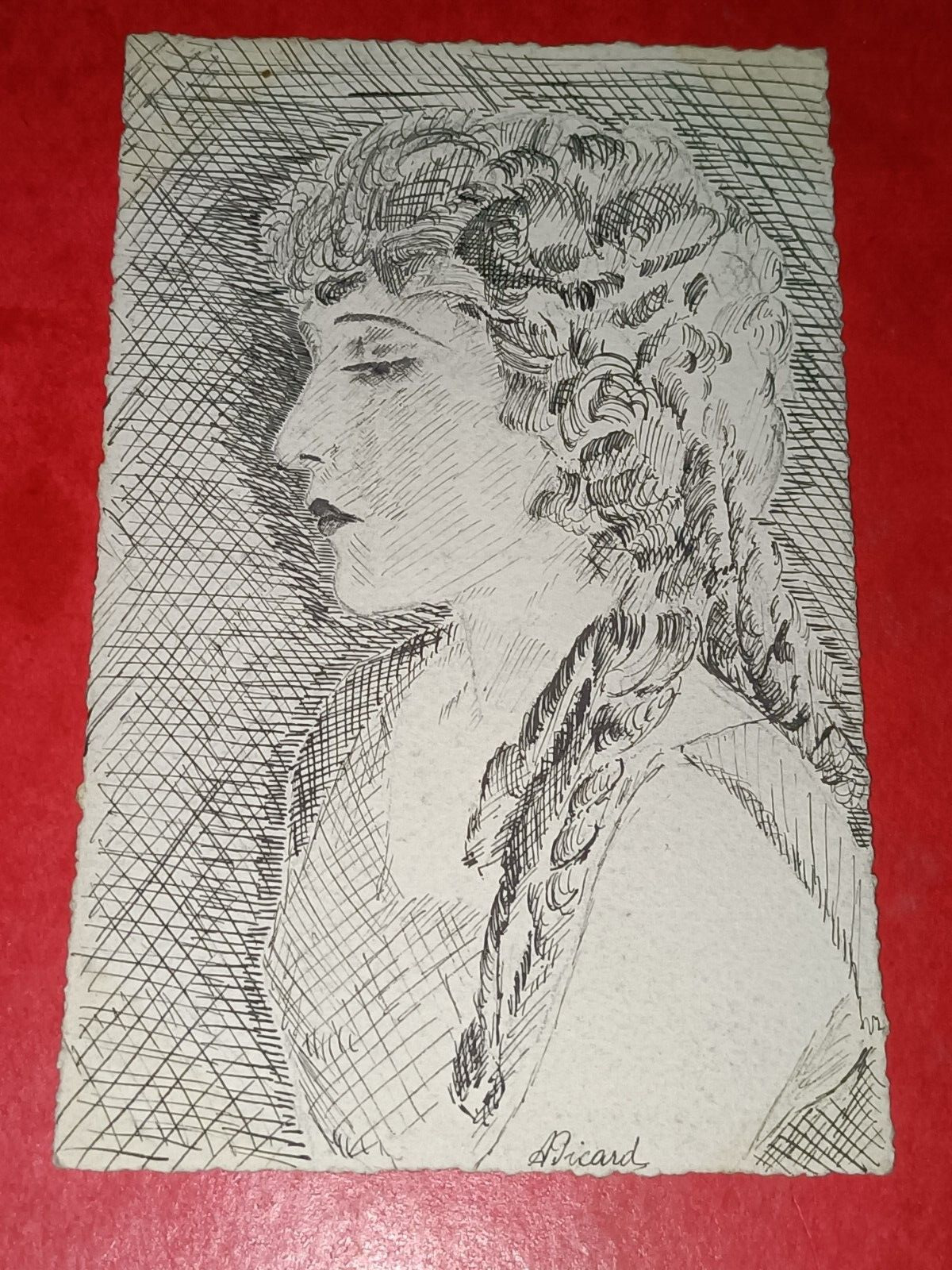 CPA PORTRAIT LE HAVRE Theatre - Raised Hand Drawing - Alicard - MARY PICKFORD