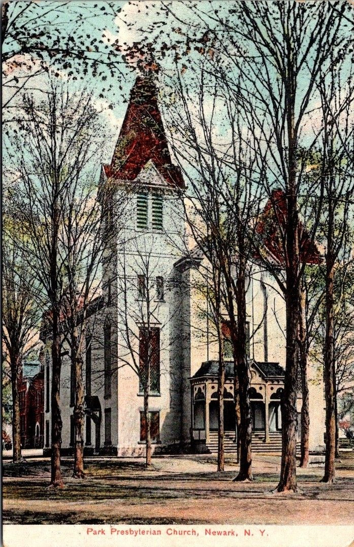 Newark, NY, Presbyterian Church, Post Card, 1910 #1875