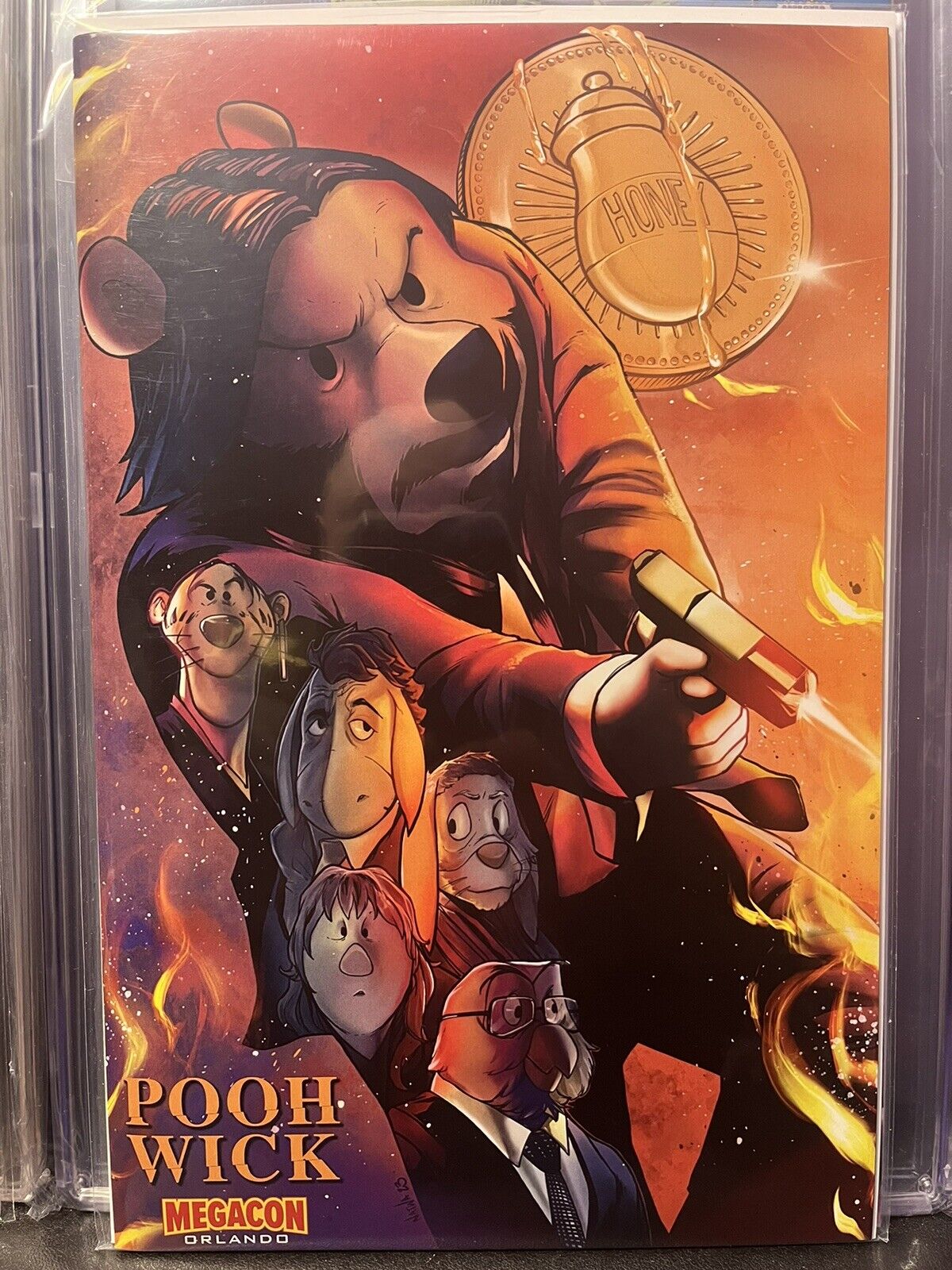 Do You Pooh? Pooh Wick MEGACON 2023 John Wick Homage  Limited To 50 NM+