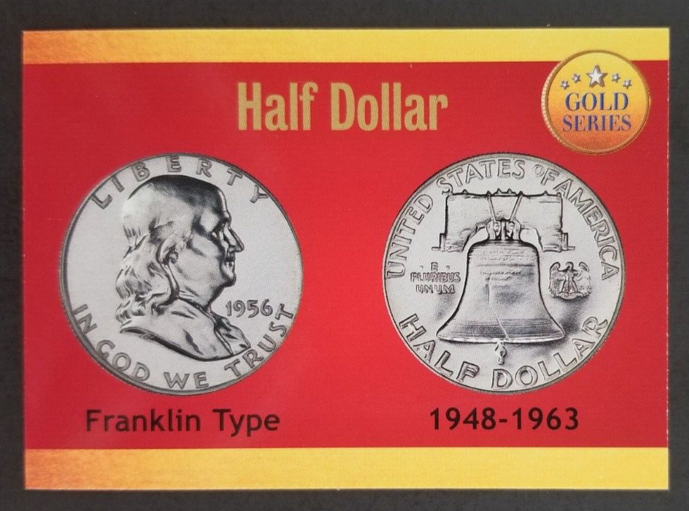 Franklin Type Half Dollar 2001 Coin Card #66 (NM)