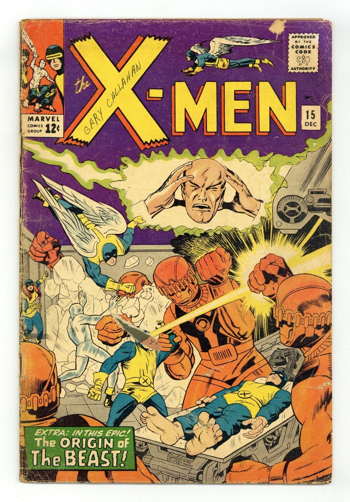 Uncanny X-Men #15 GD+ 2.5 1965