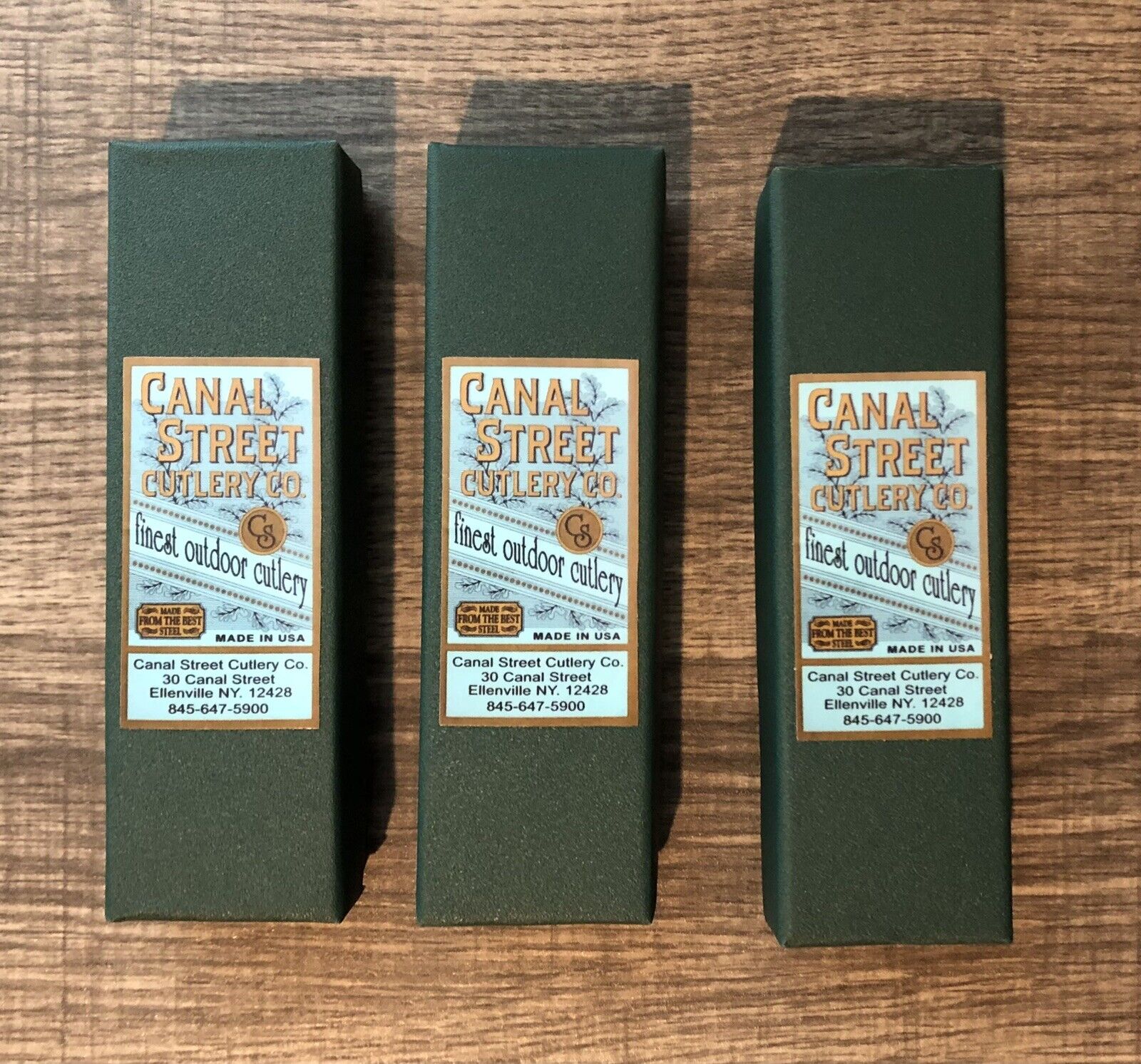 Canal Street Cutlery Knife - Reproduction Box Only - Fits Normal Size Folders