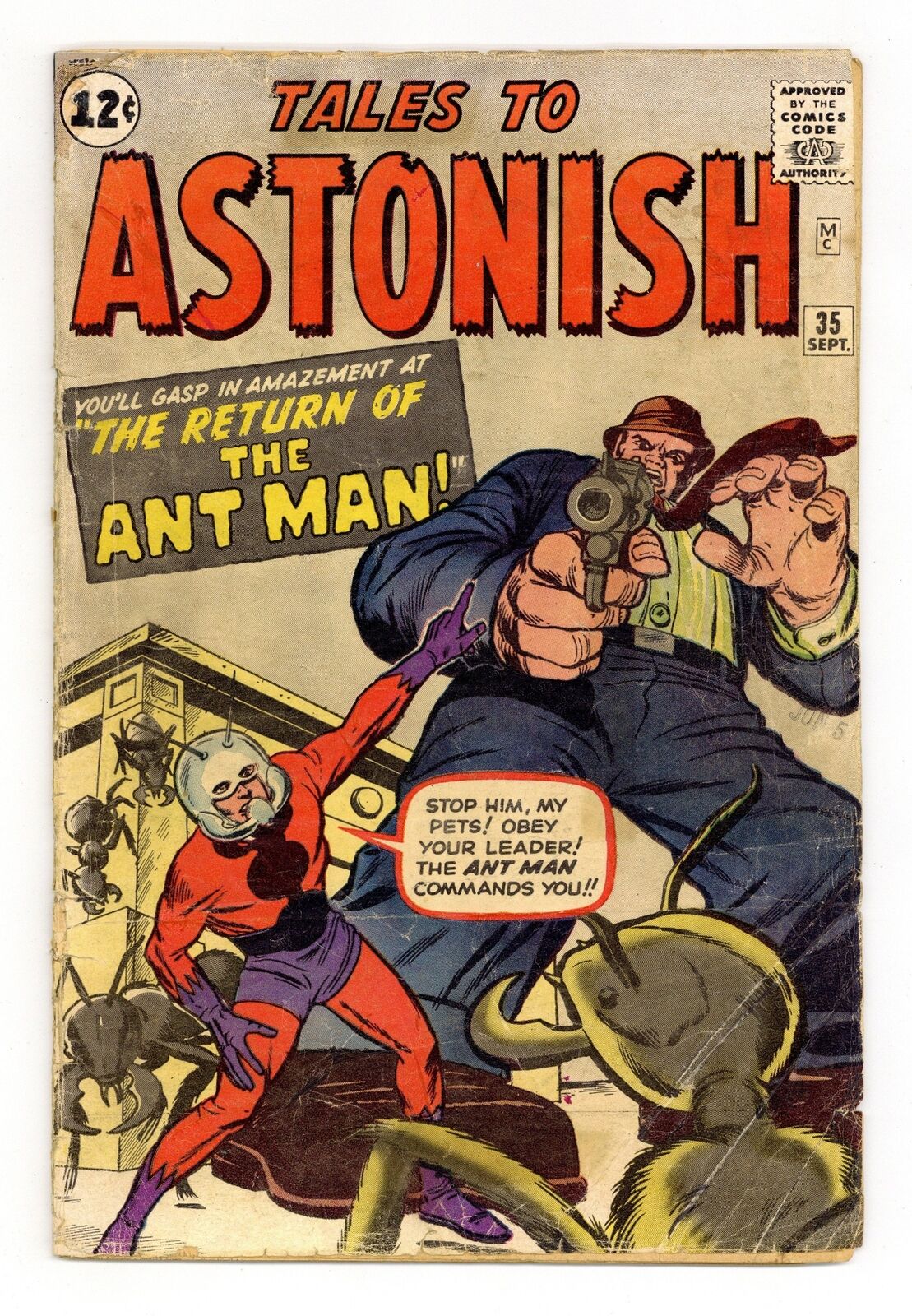 Tales to Astonish #35 FR/GD 1.5 RESTORED 1962 1st app. Ant-Man in costume