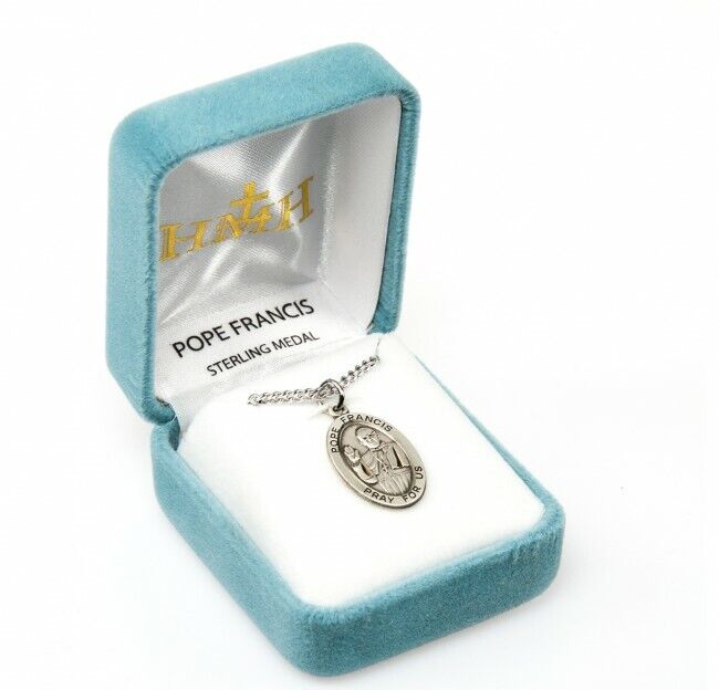 Pope Francis 24 Inch Sterling Silver Necklace 