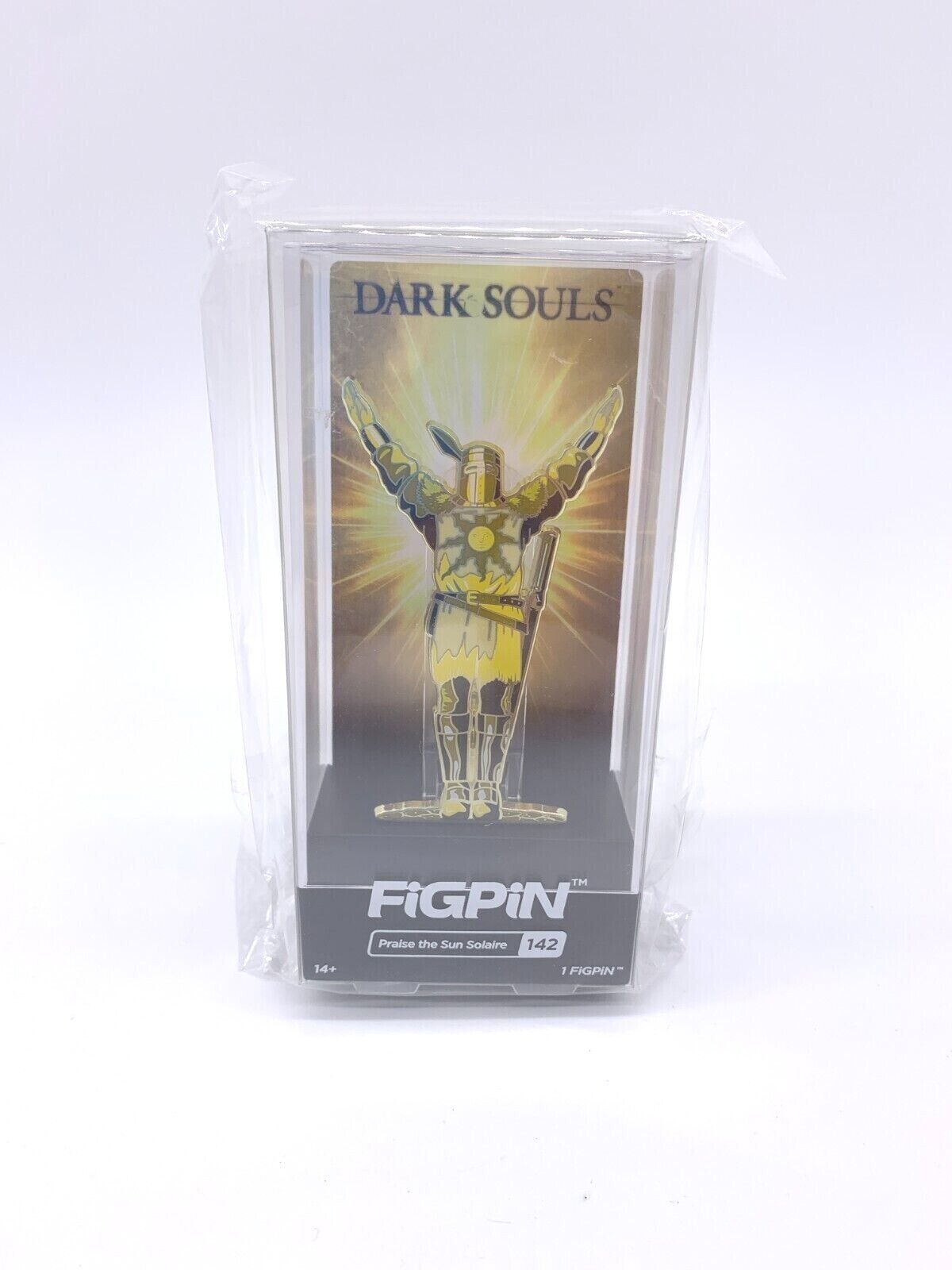 FigPin Dark Souls Praise The Sun Solaire 142 Exclusive LE 250 Bandai Namco New