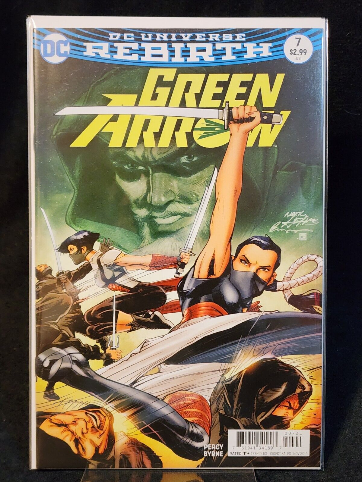 Green Arrow #7 Neal Adams Variant Rebirth 9.0