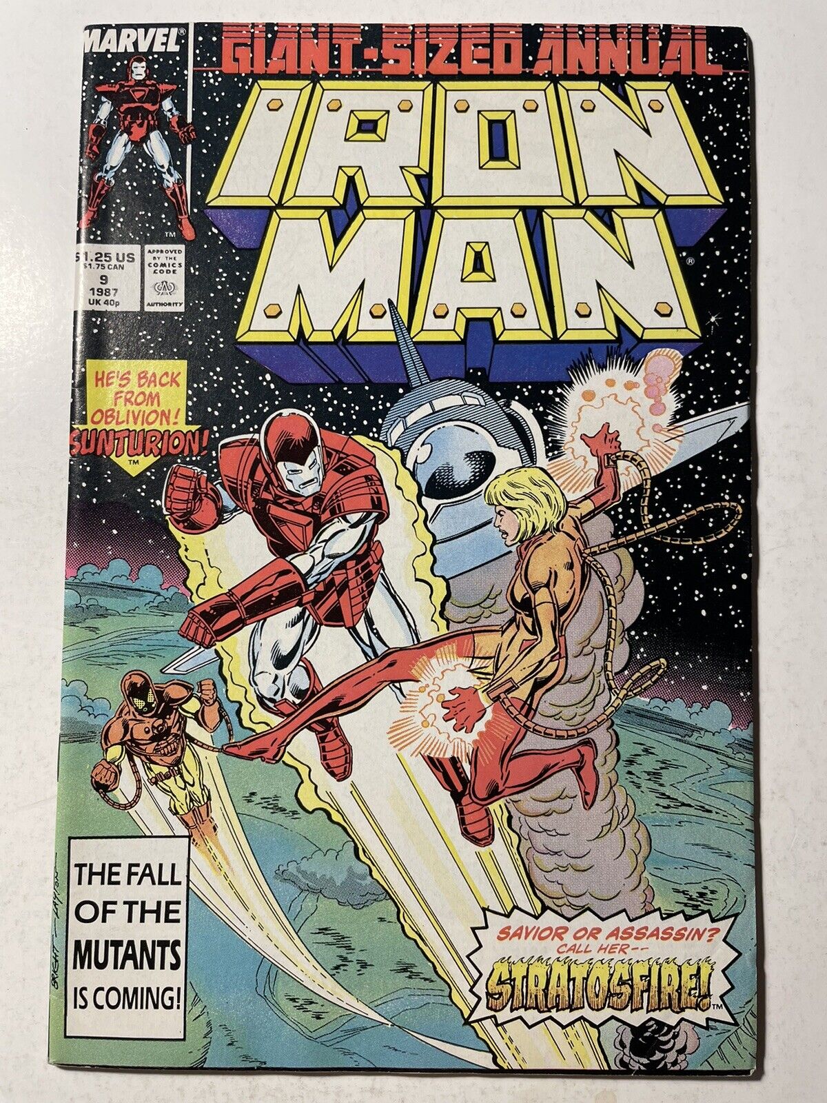 IRON MAN GIANT SIZE ANNUAL #9, 1987 MARVEL COMICS