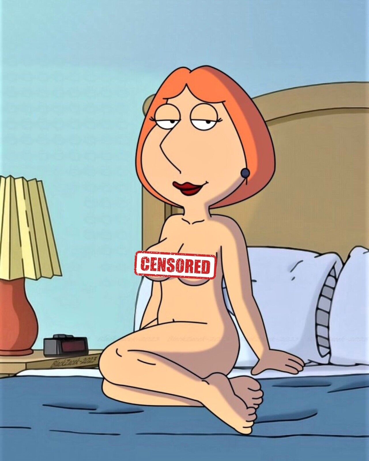 Lois Griffin 8x10 Photo Uncensored Art Print—Cartoon, XXX, Family Guy