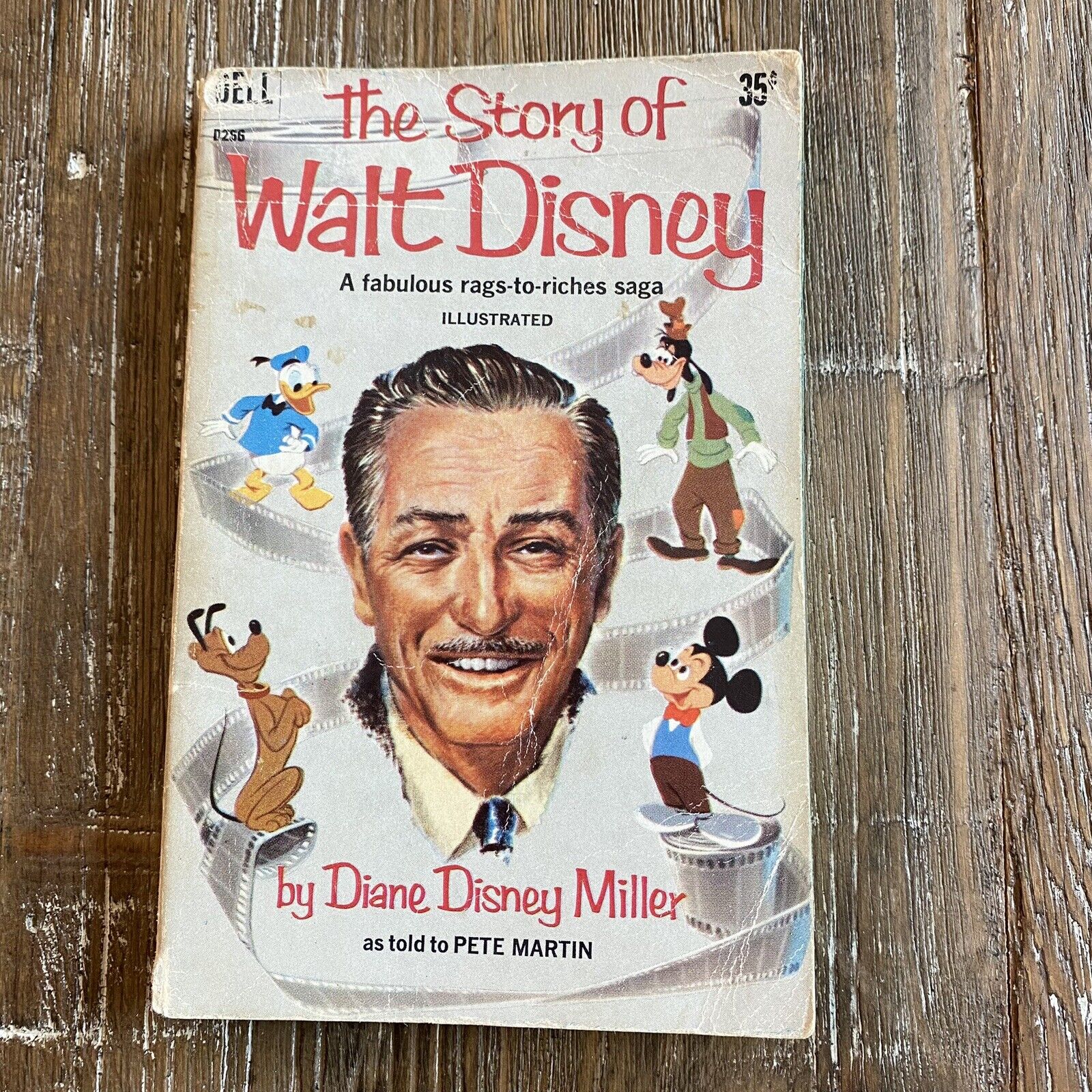 THE STORY OF WALT DISNEY by Diane Disney Miller 1957 1st Edition PB VINTAGE
