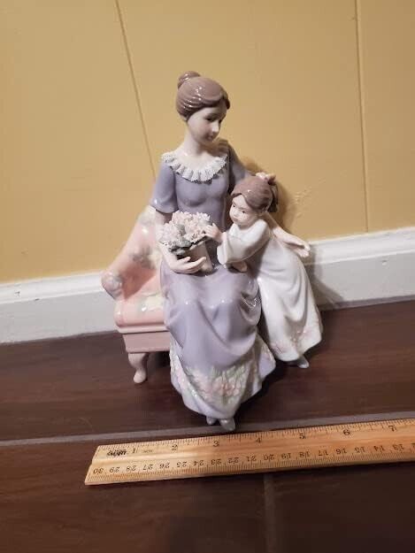 A Mother's Joy - Baby Girl Heirloom Porcelain Figurine