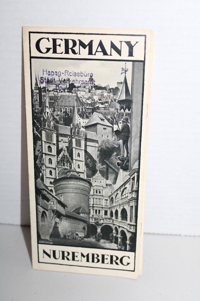 Vintage Nuremberg Germany Souvenir Travel Guide
