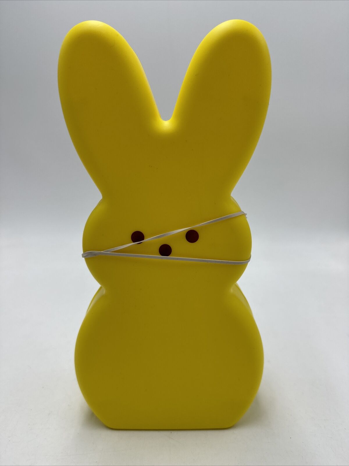 PEEPS 10” Yellow Blowmold Light Up Bunny LED NWT