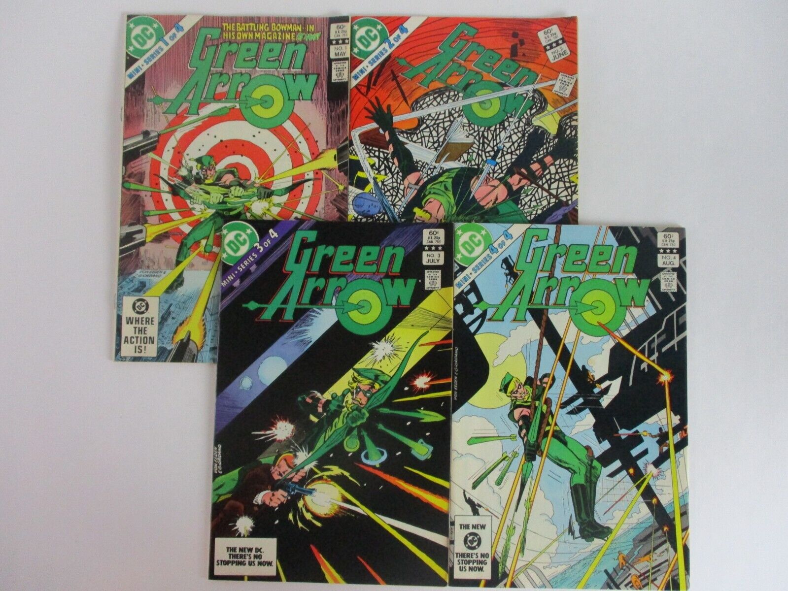DC Comics GREEN ARROW #1-4 Complete Mini-Series LOOKS GREAT