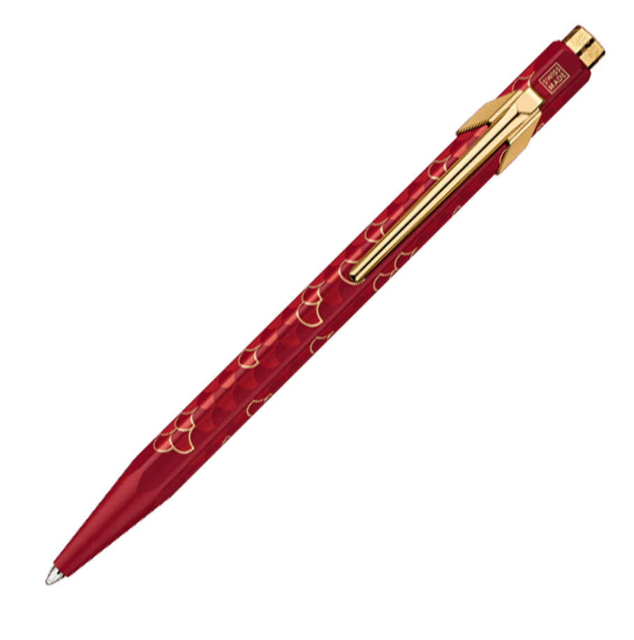 Caran d\'Ache 849 Special Edition Ballpoint Pen in Dragon Burgundy