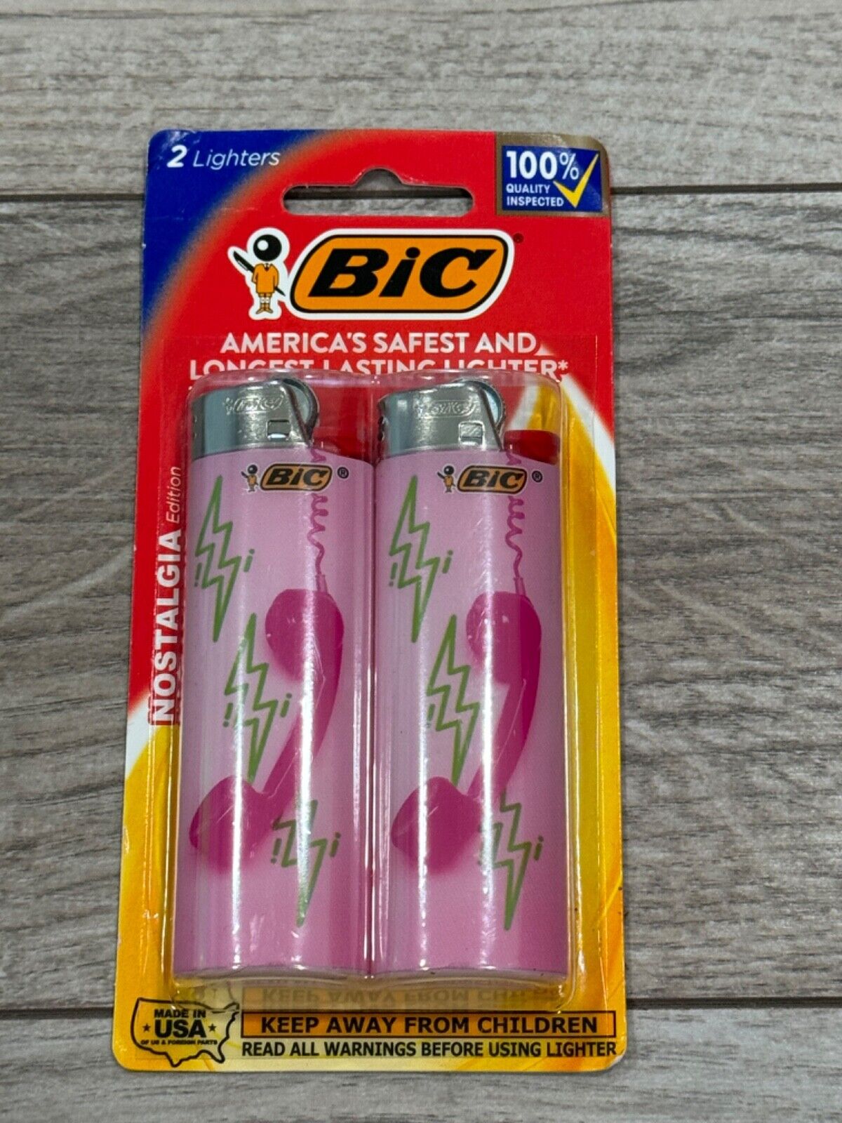 BIC Nostalgia Special Edition Series Lighters, Set of 2 NEW TELEPHONE