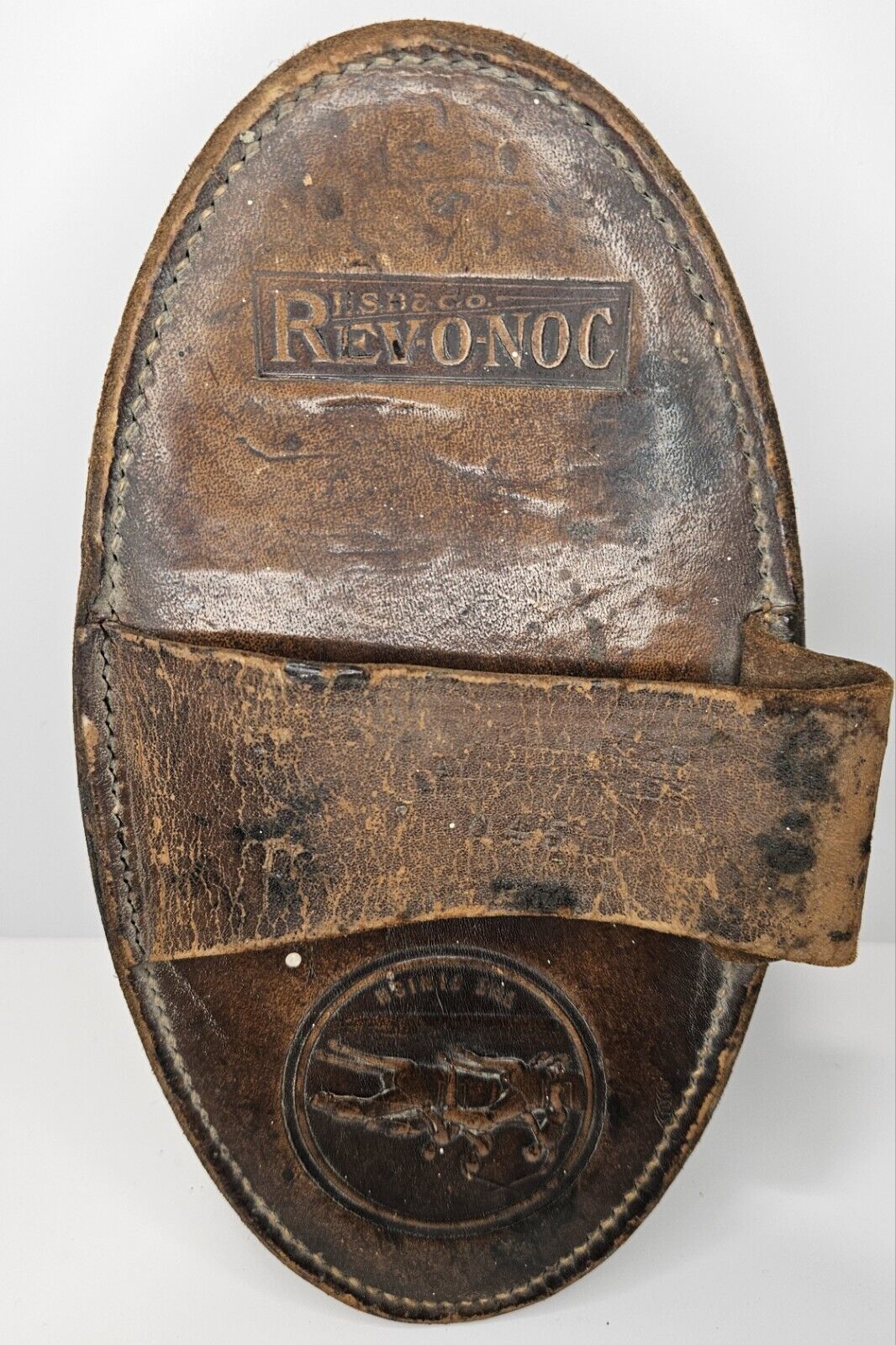 Vintage HSB & Co Horse Brush Leather REV-O-NOC 045H VERY RARE