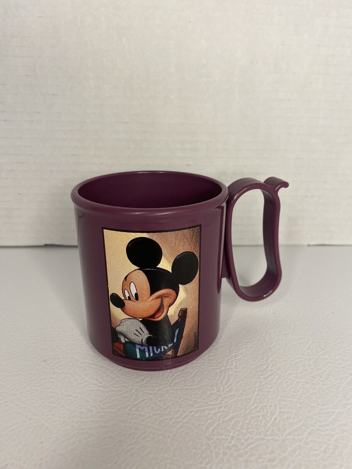 Vintage Tupperware Purple Disney  Mickey Mouse Cup 12 oz  Mug Made In USA 