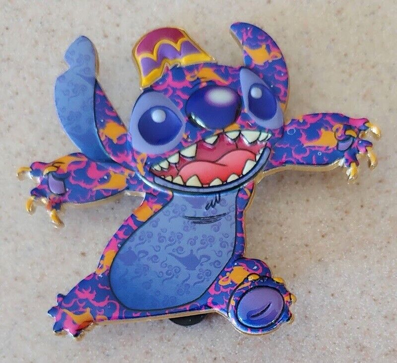 Disney Trading Pin #142958 Stitch - Aladdin - Stitch Crashes - Jumbo
