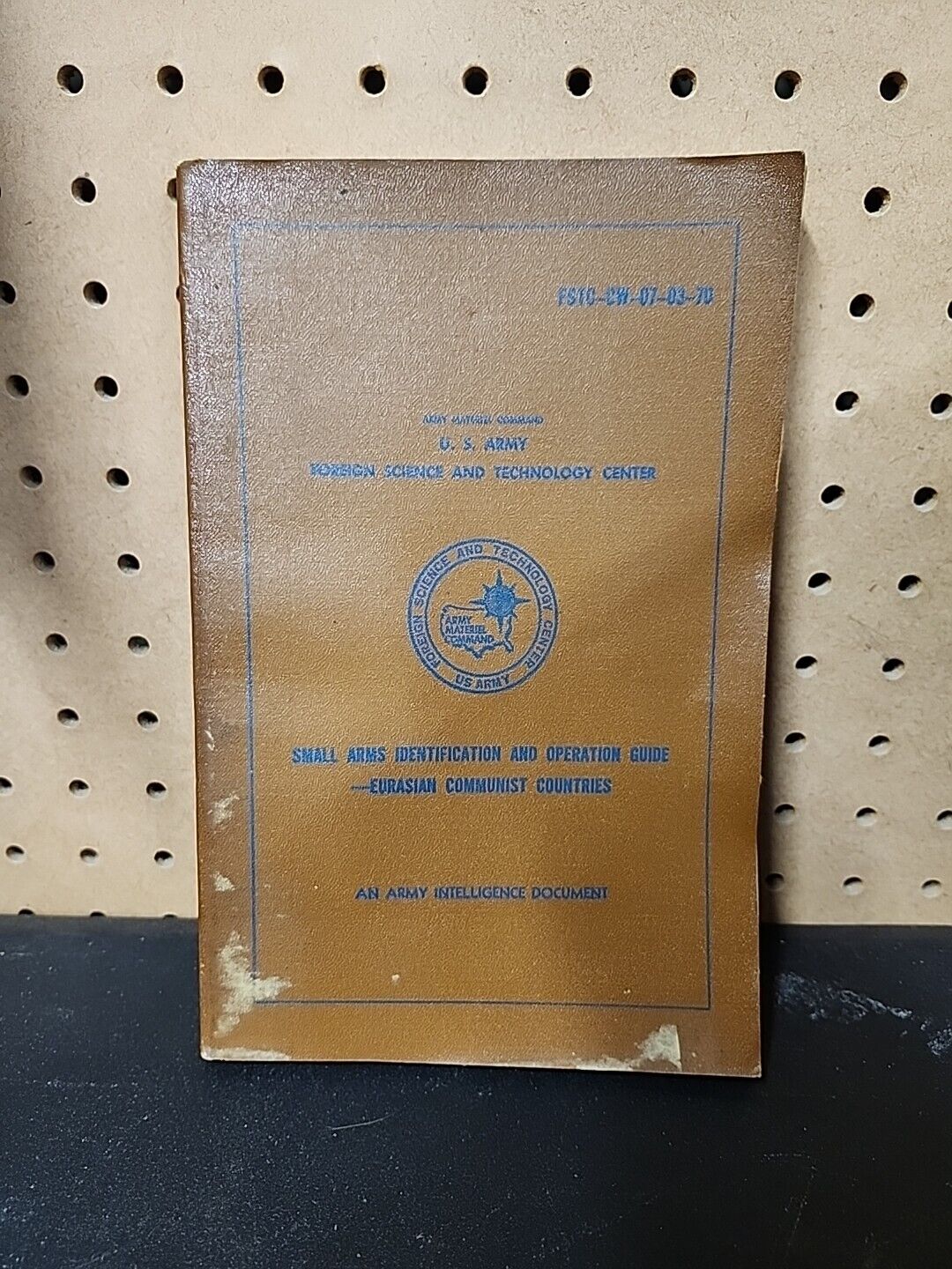 U.S. Army Secondary Small Arms Identification and Operation Guide 1970