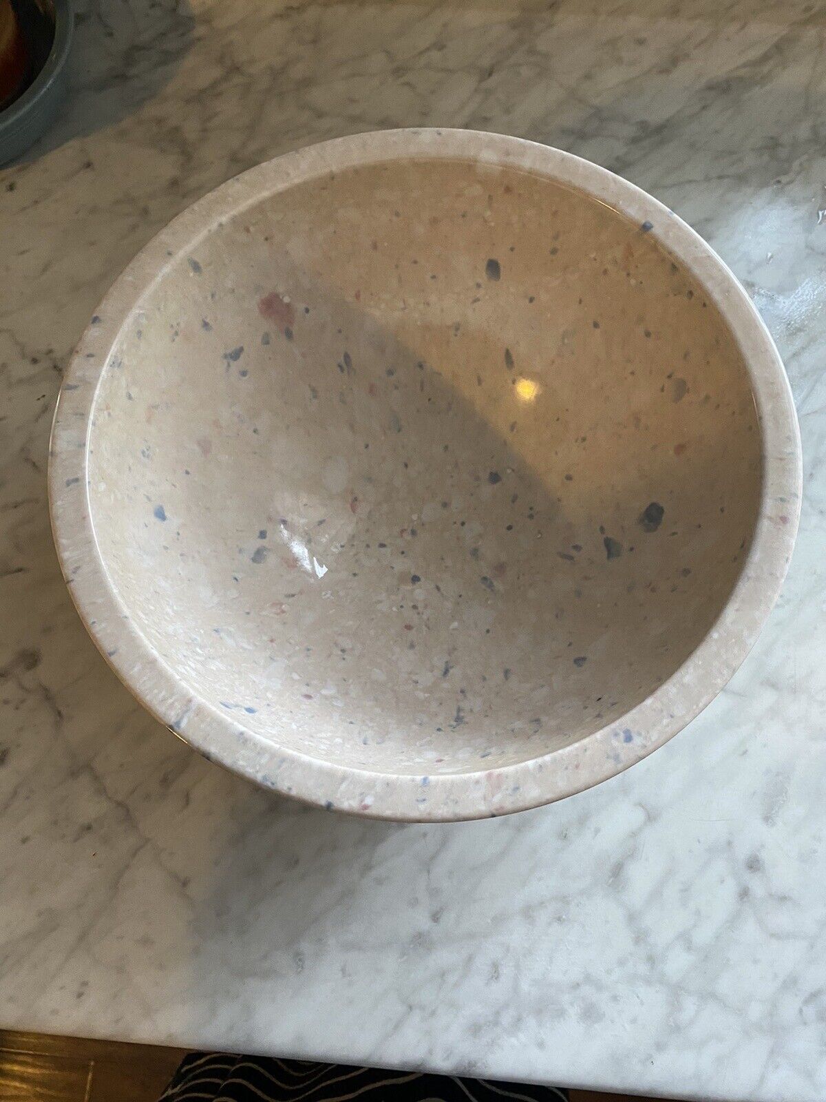 Vintage TEXAS WARE 125 Confetti Splatter Melmac Melamine Mixing Bowl