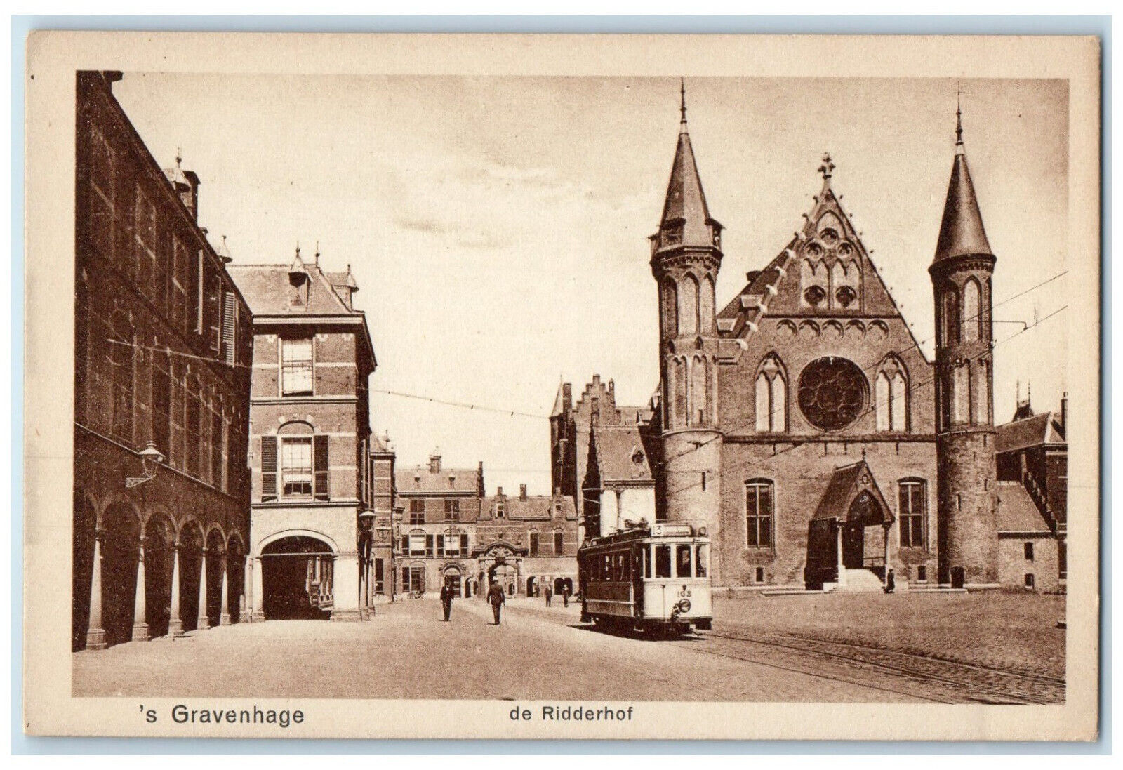 c1940's The Ridderhof Gravenhage The Hague Netherlands Vintage Unposted Postcard
