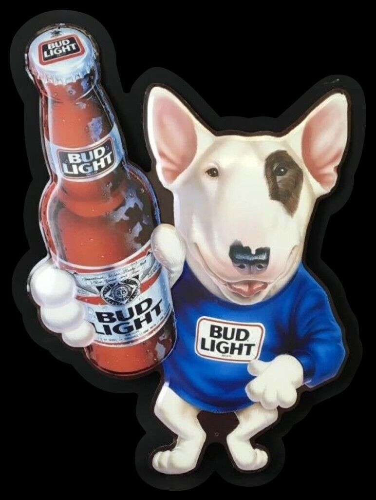 MAGNET Bud Light Spuds MacKenzie Die Cut Vinyl Magnet Budweiser Beer