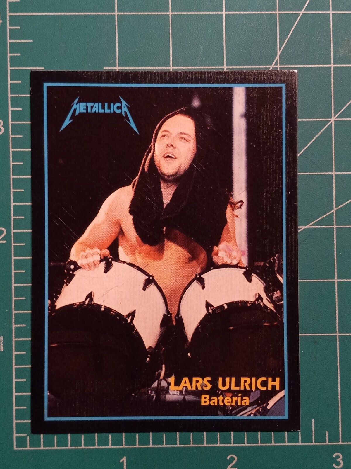 LARS ULRICH Metallica 1994 Argentina ULTRA FIGUS Rock MUSIC  Card