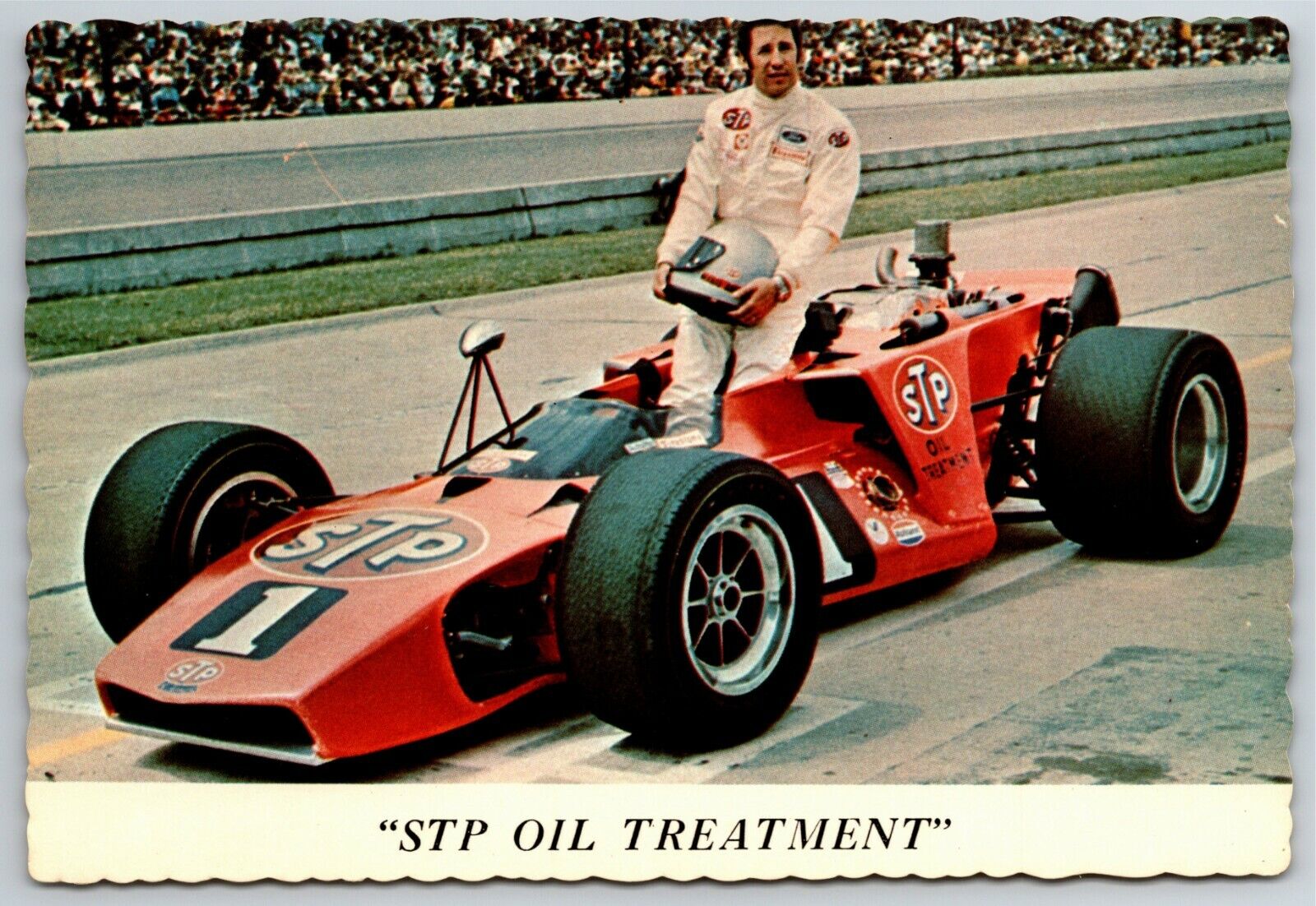 Vintage Indy 500 Postcard c1970 