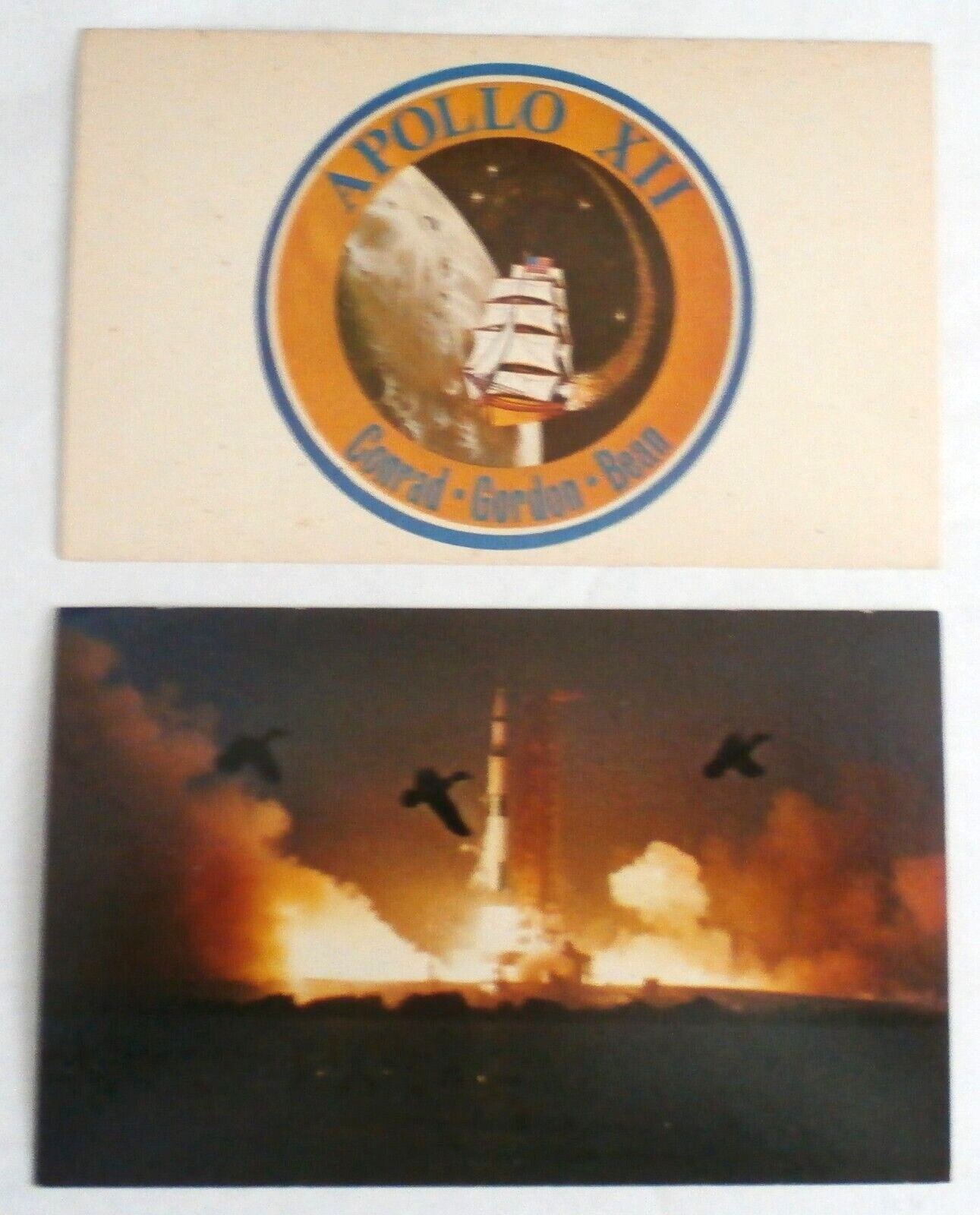 Postcards Apollo 12 Space Program