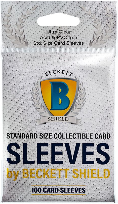 Beckett Shield Standard Card Sleeves 100 pcs (63x88mm) | Double Sleeping Cases