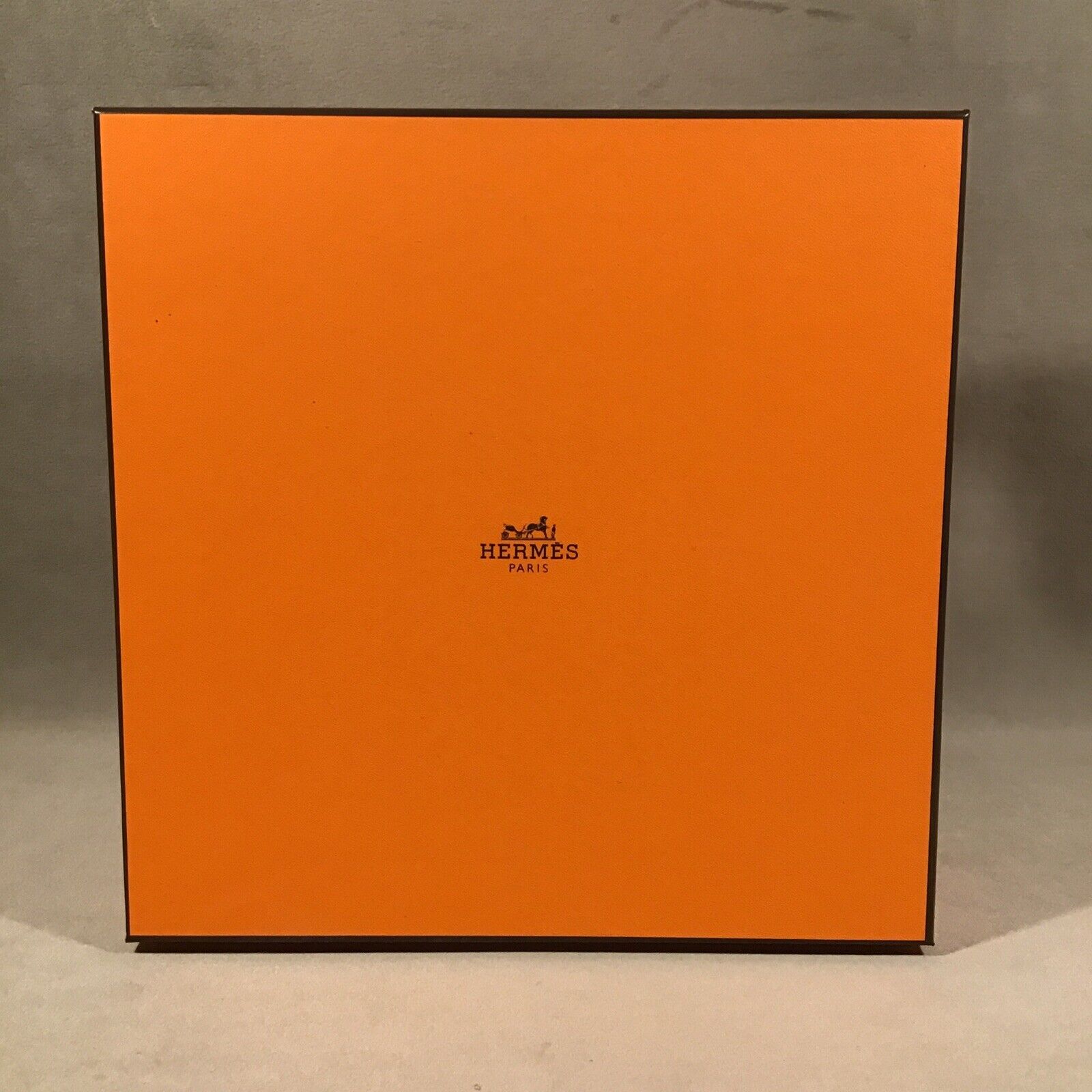 PV06737a Authentic Orange HERMES Empty Storage / Gift Box - 10\