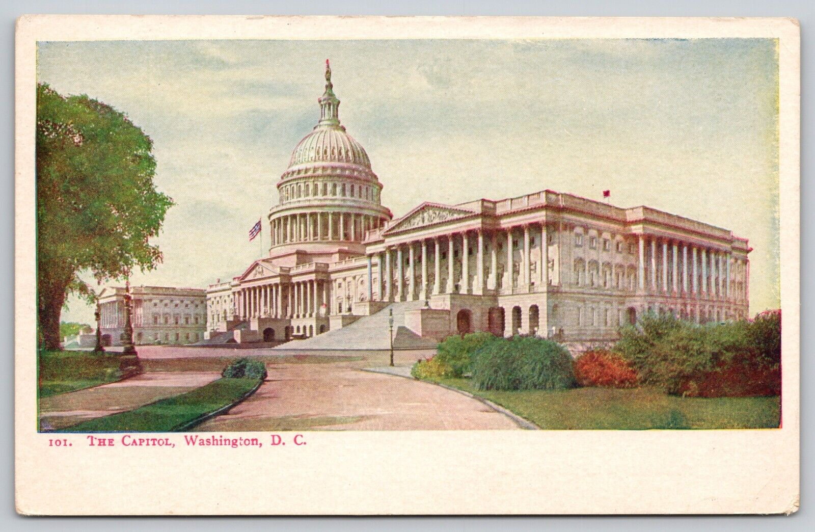 Postcard Washington D.C. The Capitol UDB UNP A13