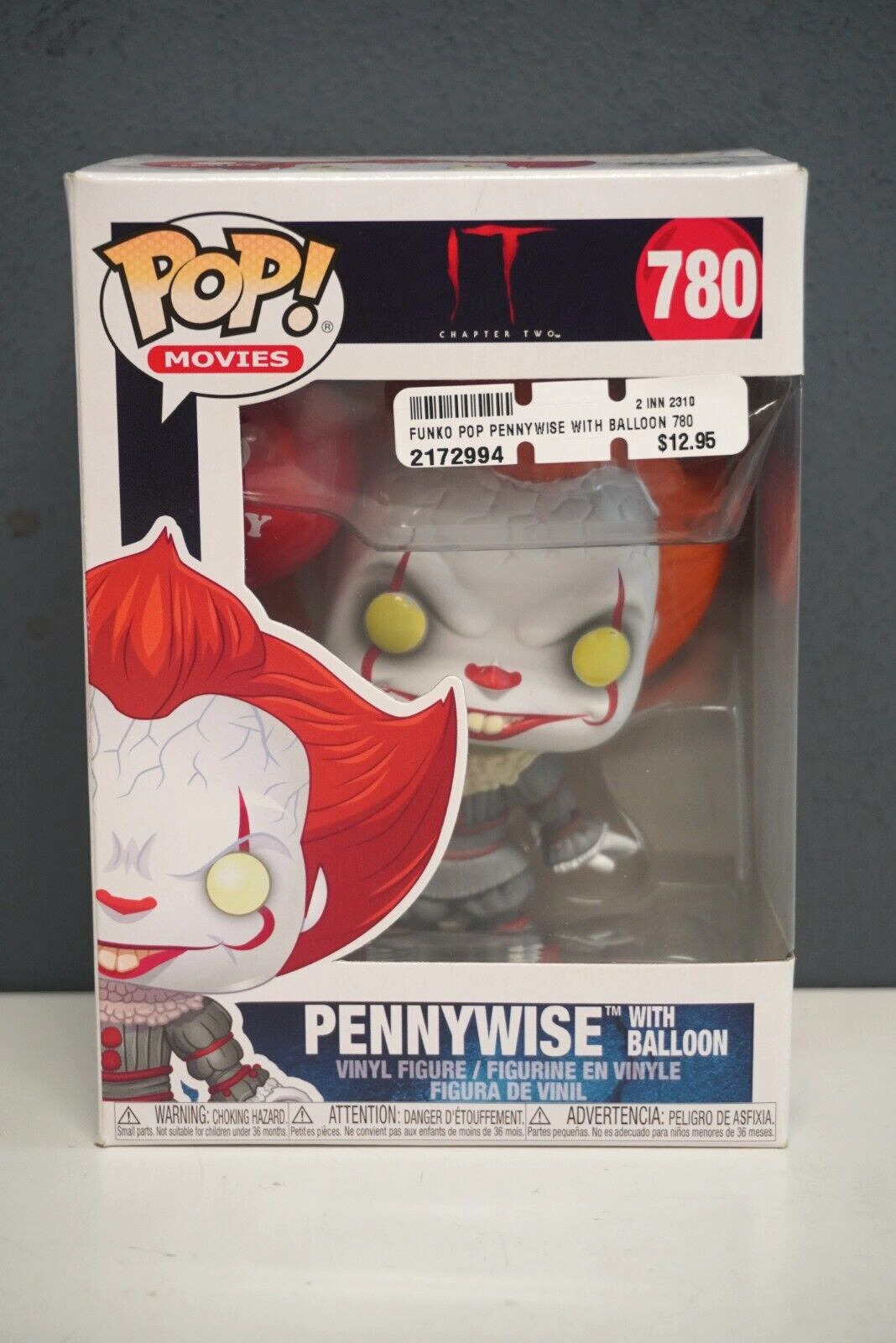 Funko Pop Vinyl: IT - Pennywise with Balloon #780