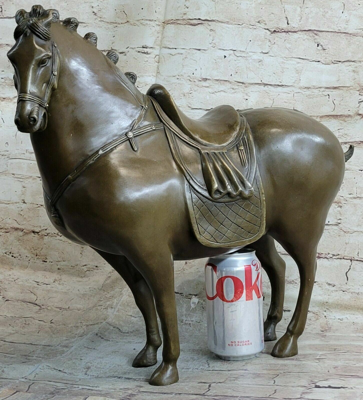 Huge Sale Horse Bronze Sculpture MantleStatue Hot Cast Figurine Hand Made Art