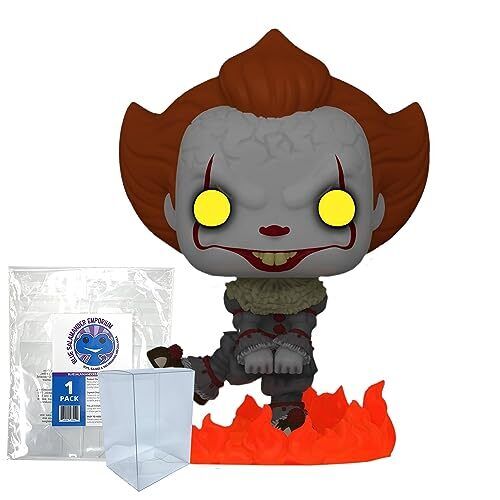 IT: Pennywise Dancing GITD Chase #1437 Funko Pop + Protective Case