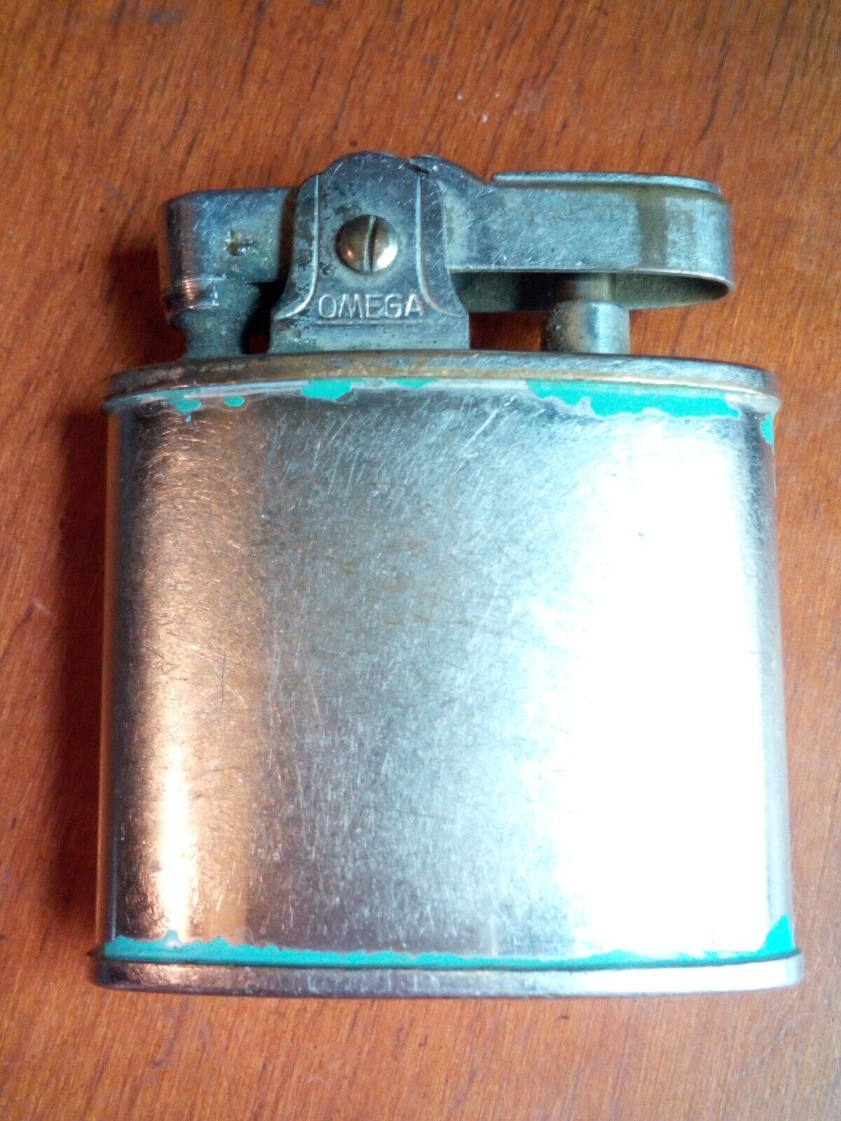 Vintage OMEGA SUPER LIGHTER by Y.B.C. Blue For Parts / Restoration 