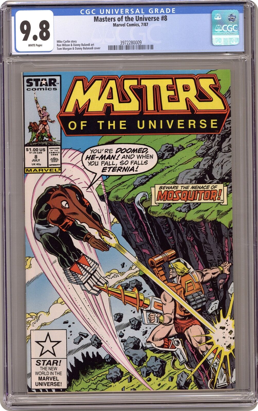 Masters of the Universe #8 CGC 9.8 1987 3972280009