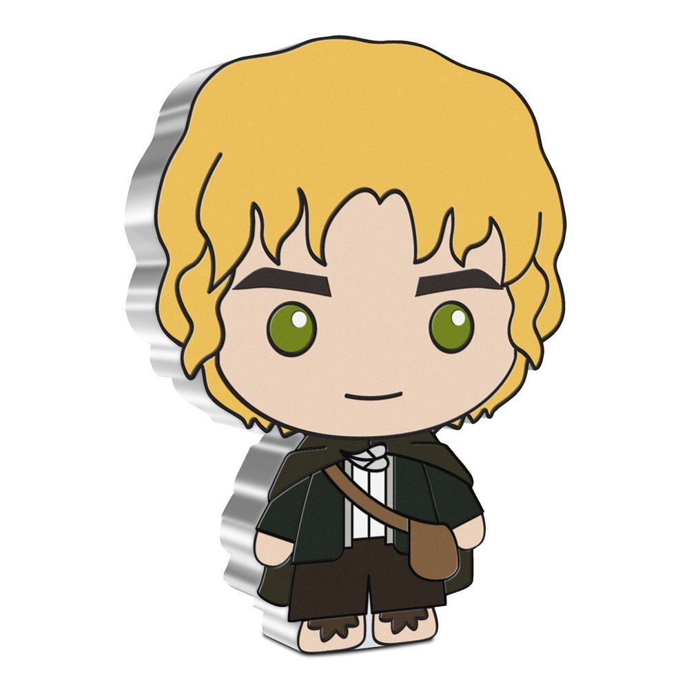 2021 Niue Lord of the Rings - Chibi - Samwise Gamgee 1 oz Silver Colorized Pr...