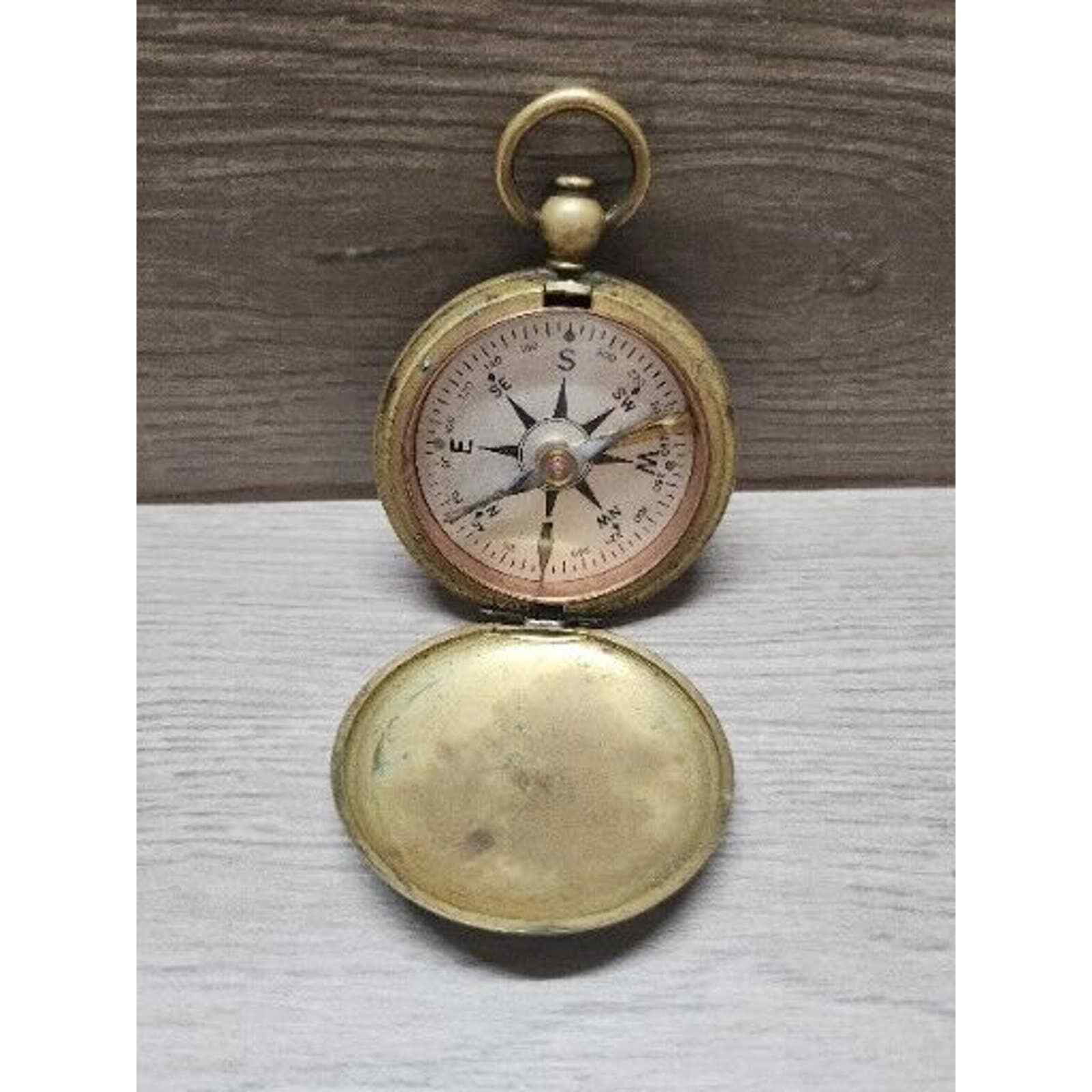 VINTAGE TAYLOR WW2 US MILITARY USCE CORPS OF ENGINEERS BRASS COMPASS