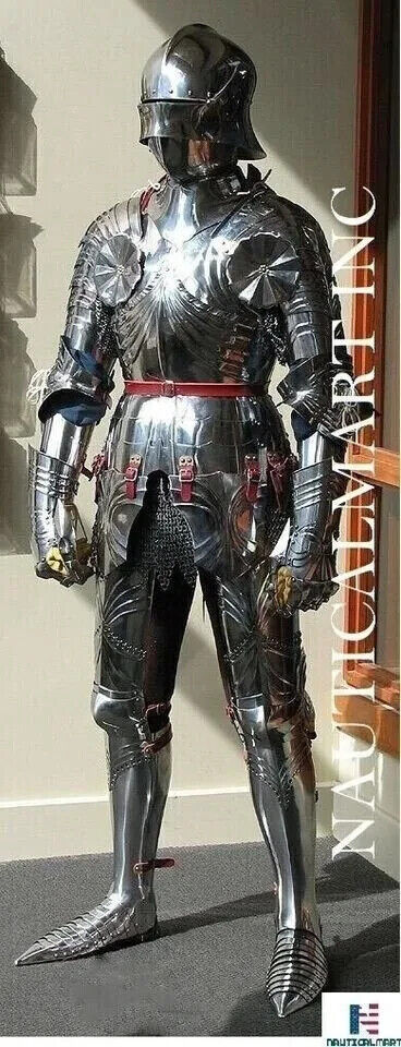 Medieval German Gothic Suit of Armor armor suit Costume x-mas gift item