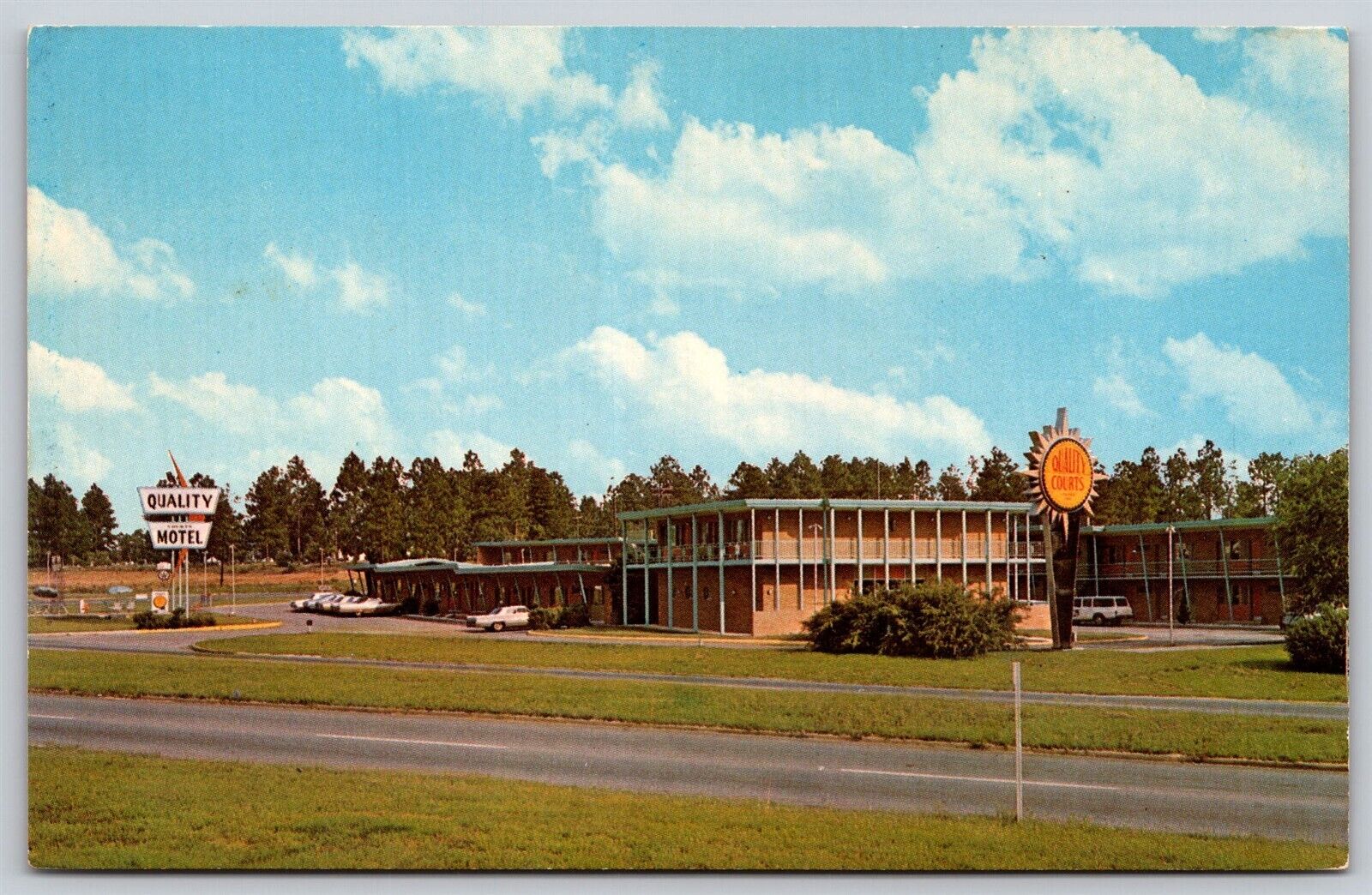 Postcard Quality Motel, Tifton, Georgia U135