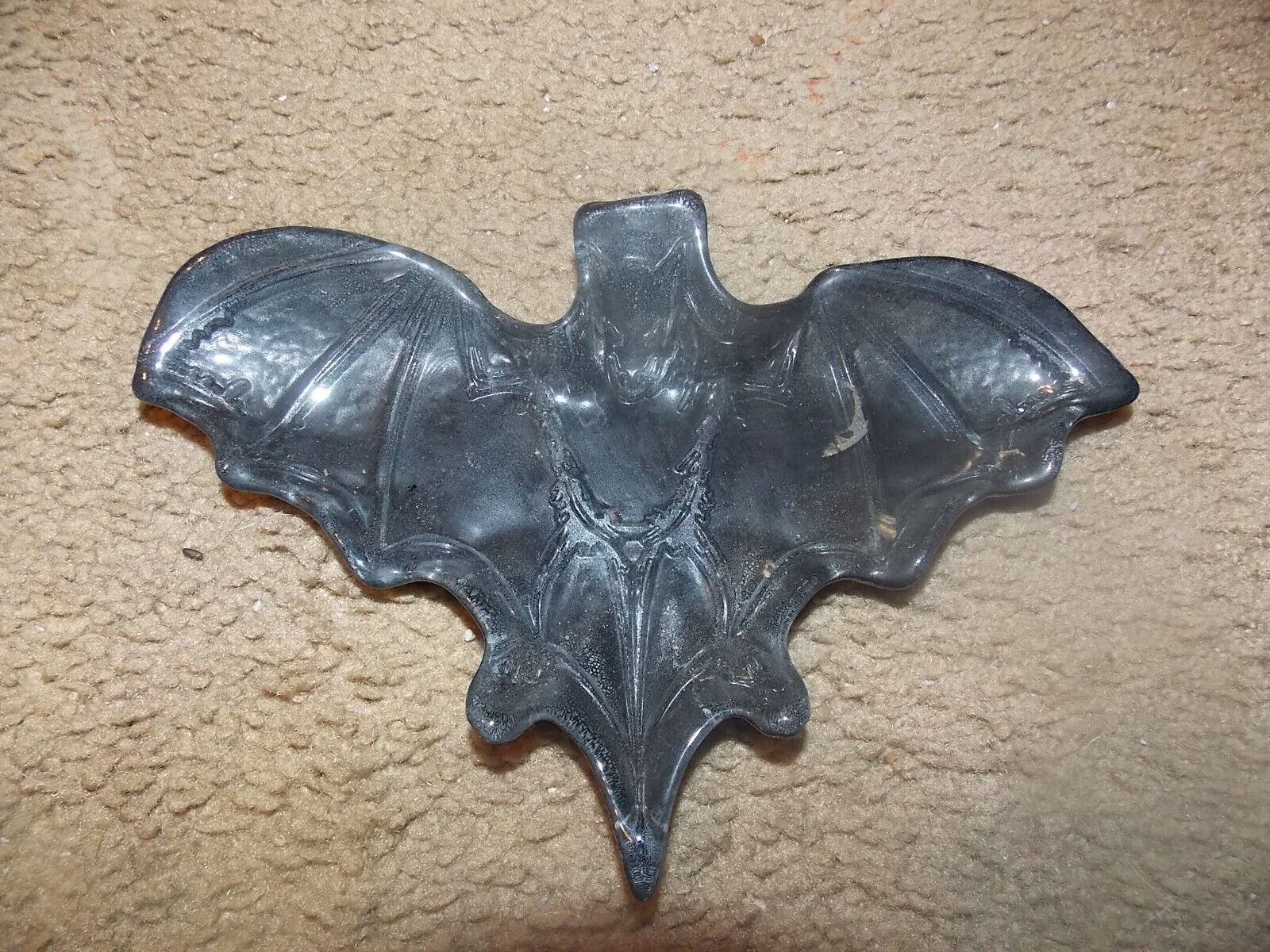 Bat Shaped Bat Wing Halloween Candy Dish Serving Tray Ash Tray