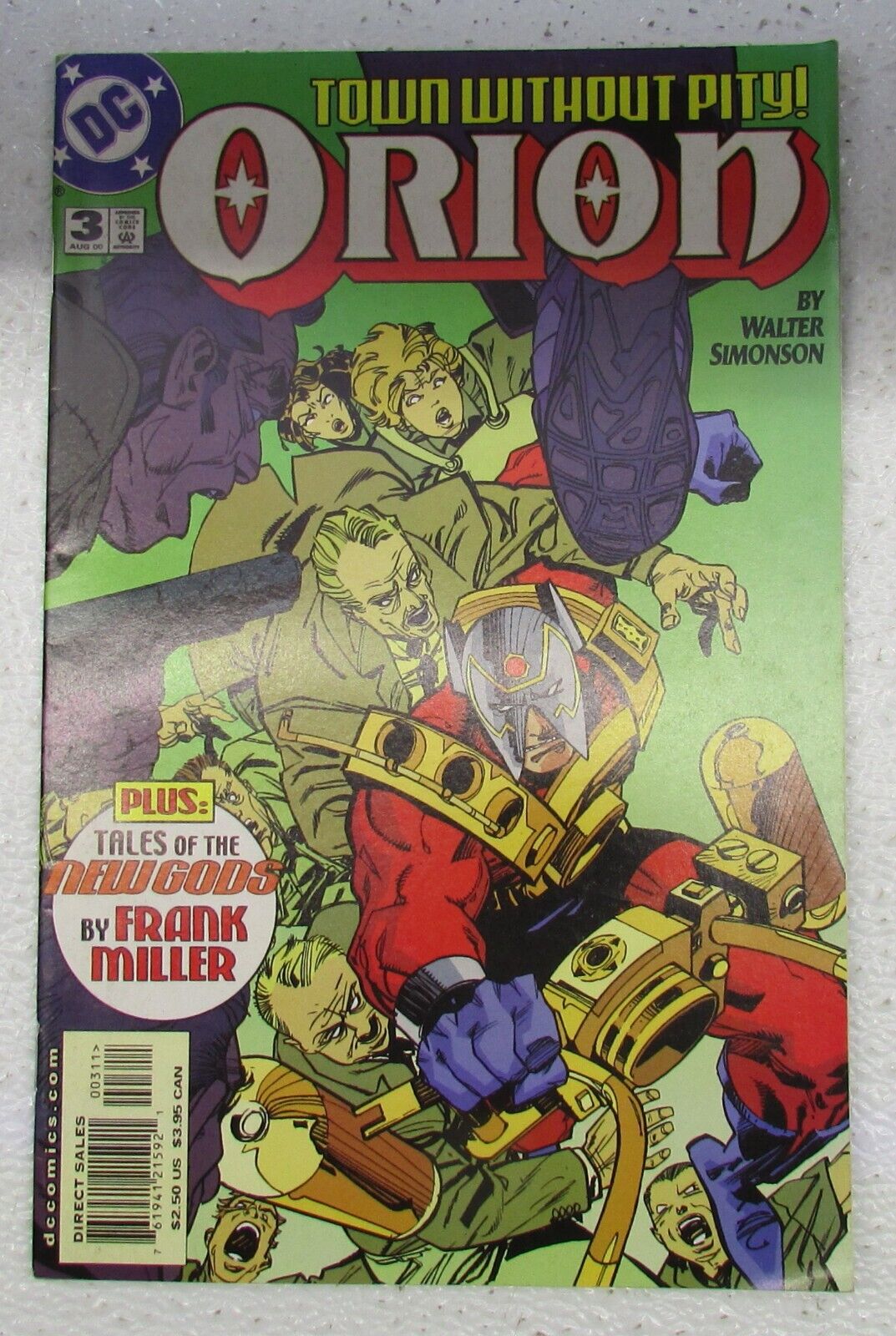 Vintage DC Comics August #3 Orion Town Without Pity Comic Book 2000