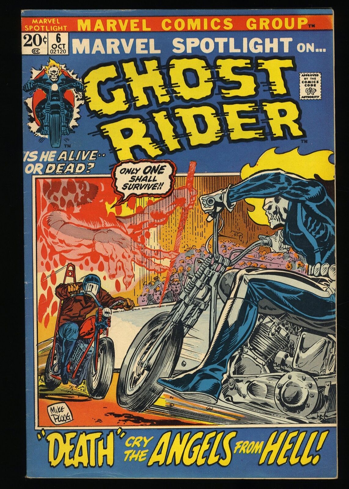 Marvel Spotlight #6 VF- 7.5 2nd Full Appearance of Ghost Rider Marvel 1972